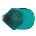 thumbnail image 6 of SILVERFEVER Women's Military Cadet Cap Hat - Patch Cotton - Studded & Embroidered Turquoise, Cross Suede, 6 of 7