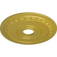 thumbnail image 3 of Ekena Millwork 17 1/2"OD x 3 5/8"ID x 1"P Munich Ceiling Medallion (Fits Canopies up to 5 5/8"), Hand-Painted Rich Gold, 3 of 6