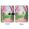 thumbnail image 2 of Premium Faux Leather Notebook - Refillable, Multi-Functional Organizer, 23.3x17cm, All-Season Use，Cherry Blossom, 2 of 6