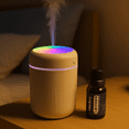 thumbnail image 6 of DeepRest Sleep Kit: Dark Grey Humidifier + Lavender Oil (2X Pack) Dreamy Sleep In Dry Weather: Lavender & Sandalwood Mini Humidifier For Bedroom | 3-In-1 Night Light & Aroma Diffuser, 6 of 10