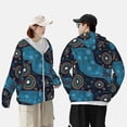thumbnail image 6 of Kll Bohemian Turtle Print Men'S Women’s Upf 50+ Sun Protection Outdoor Hoodie Jacket Long Sleeve Fishing Hiking Performance Shirt- Xx-Large, 6 of 8