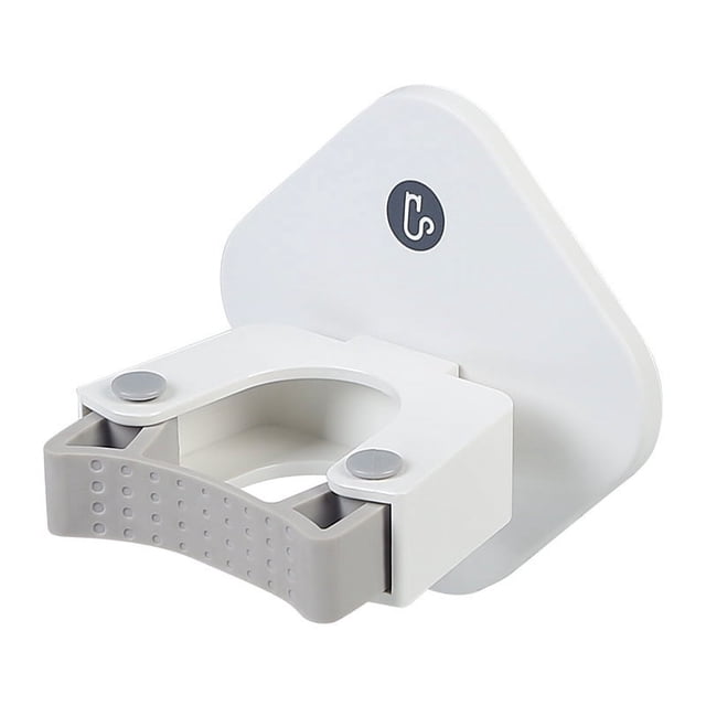 Estante para fregona de pared, almacenamiento y organización de baño y cocina, gancho para escoba
