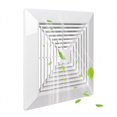 thumbnail image 1 of Cubierta PTLEVYN para ventilador de baño, plástico blanco, 23 x 23 cm, 1 of 7