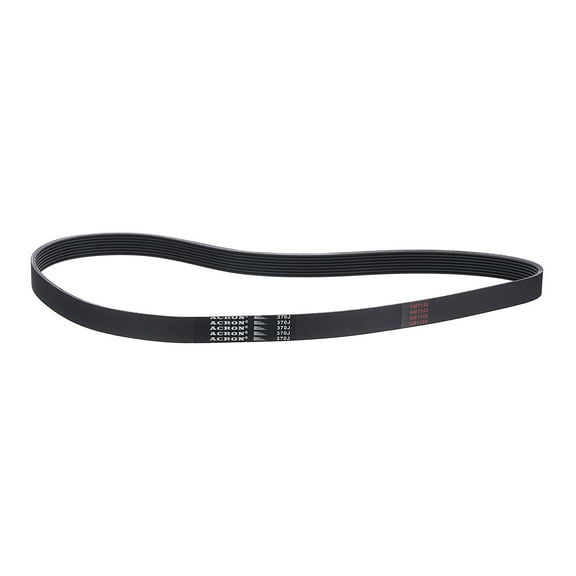 370J8 PJ V-Ribbed Belt 8 Ribs 37" Length x 0.74" Width x 0.14" Height, EPDM Rubber Poly V Belt