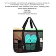 thumbnail image 3 of Bolso De Playa De Malla, Bolso De Hombro Plegable De Nailon, Bolso, 3 of 7