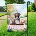 thumbnail image 3 of Happy Mother's Day German Shorthaired Pointer with Sweets and Flowers at a Picnic Garden Flag 12x18in Double Sided GSP Lover Dog Gift Outdoor Decor - 13005, 3 of 5
