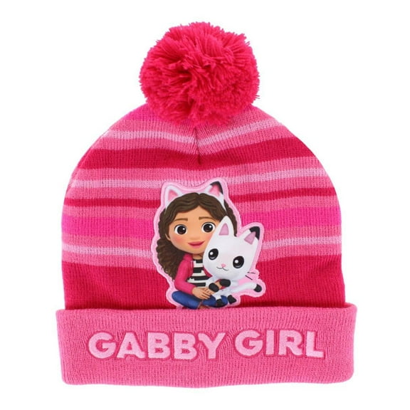 Textiel Trade Girl's One Size Fits Most Gabby's Dollhouse Winter Beanie