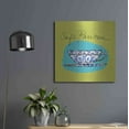 thumbnail image 6 of Luxe Metal Art 'Colorful Coffee Cafe Parisien No Border' by Sue Schlabach, Metal Wall Art, 24"x24", 6 of 8