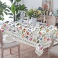 thumbnail image 3 of Floral Tablecloth,FloralPrint Tablecloth for Rectangle Tables 60 x 84,Perfect for Kitchen Dinner,Restaurant ,Holiday Picnic Table Cover, 3 of 5