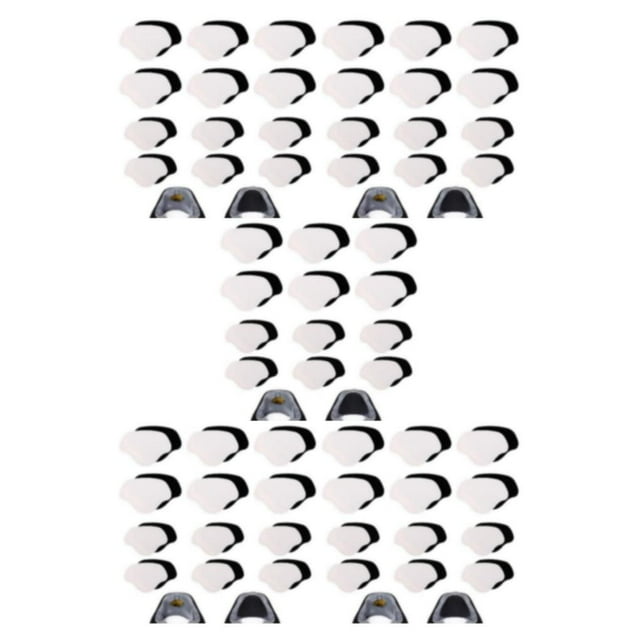 Decodeary 12a Ensemble de 2 Chaussures Confort Autocollant pour Talon de Chaussure Couvrant les Parties Abîmées 5ensemble
