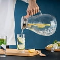 thumbnail image 5 of Glass Pitcher with Lid,3000ml - Hot/Cold Water Jug, Juice and Iced Tea Beverage Carafe, 5 of 7