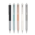 thumbnail image 1 of Soft Grip 1mm Ballpoint Pens, Medium Point, Black Ink - Durable Retractable Pens for Men & Women, Perfect for Office Use, Pack of 5, 1 of 8
