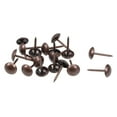 thumbnail image 2 of Uxcell 0.35''x0.67'' Upholstery Nails Tacks Round Thumb Push Pins Iron Copper Tone 200Pcs, 2 of 5