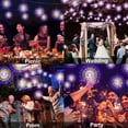 thumbnail image 6 of Slssqhz 4 Pack Firework Starburst Lights 8 Modes LED Battery Operated Chandelier Star Lights with Remote, Hanging Ceiling Decor for Bedroom, Yard, Patio, Party, Christmas Decor, 6 of 7
