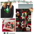 thumbnail image 6 of 300Pcs 5 Styles Christmas Embellishments Felt Shapes Random Mixed Colorful Non Woven Fabric Holiday Xmas Tree Bell Deer Shape Handmade Ornaments for DIY DIY Craft Sewing Clothes Bags Decoration, 6 of 7