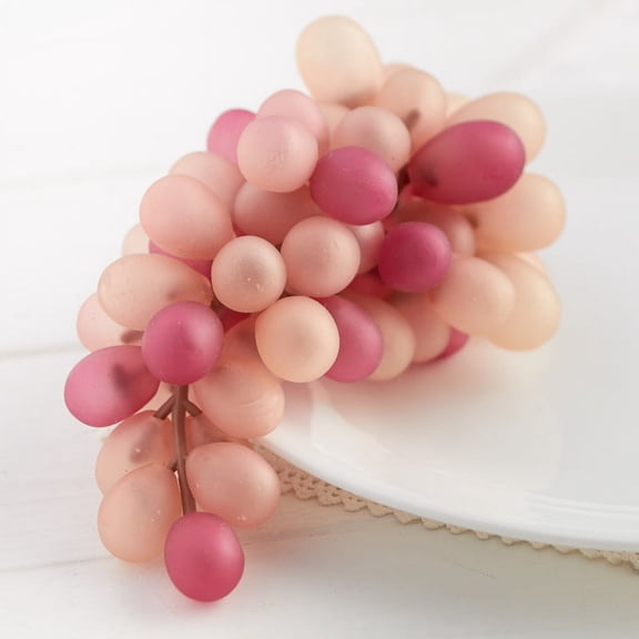 Factory Direct Craft Purple Artificial Grape Clusters - Set of 6