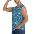 thumbnail image 3 of Kdxio Dinosaur Skull for Men's Muscle T-shirt,Sleeveless for Workout Running Athletic Gym Lounge Casual, 3 of 7