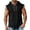 A01-Black, variant on Retro Sleeveless Shirts for Men Raw Edge Hoodie Tank Tops Cotton Linen Distressed Hem Tank Shirts Quater Zipper Hooded Muscle Shirt Orange,S