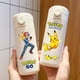 thumbnail image 2 of Botella de agua de Pokémon para niños, taza térmica de acero inoxidable, portátil, de gran capacidad, ideal para beber deportes al aire libre, Pikachu, 2 of 2