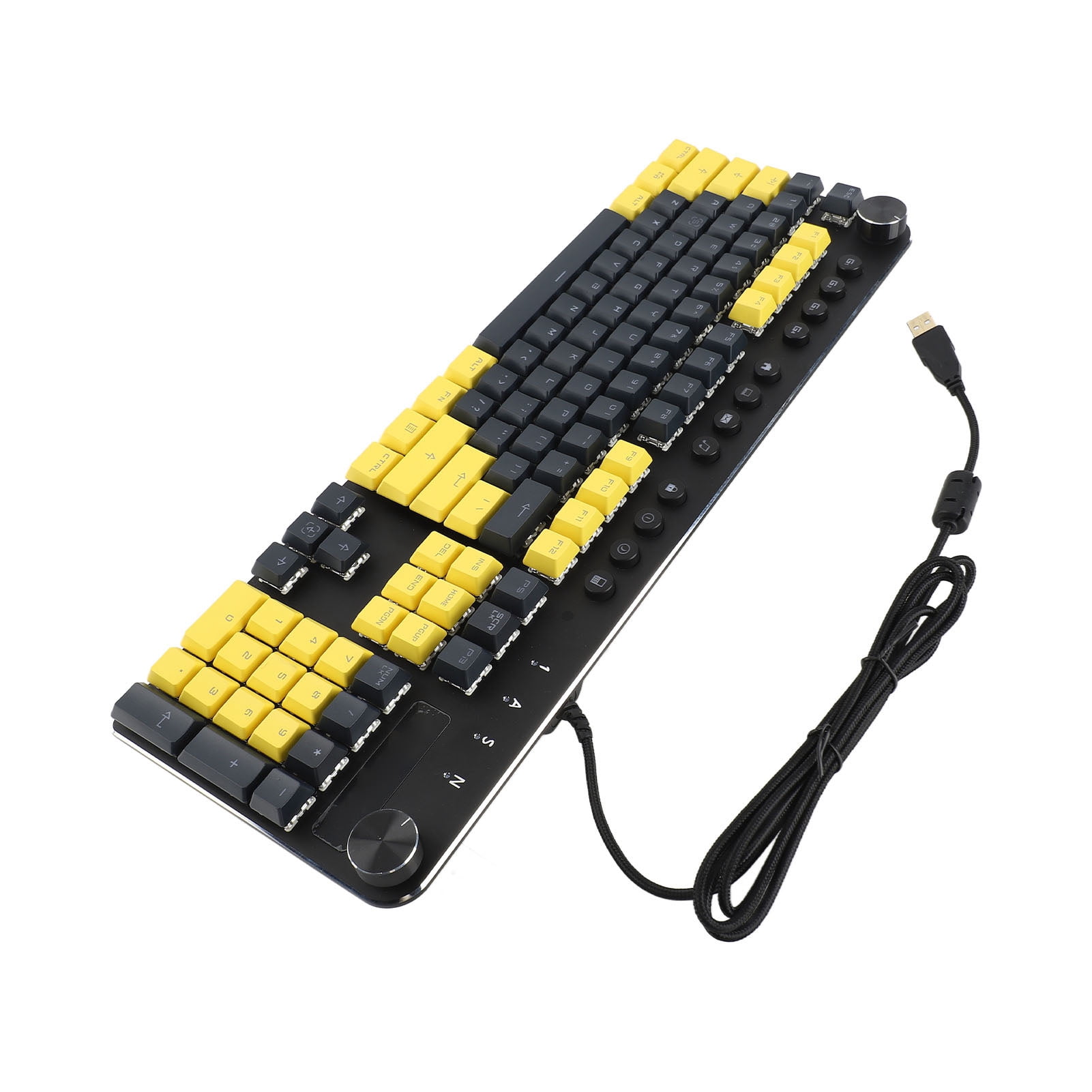 Mechanical Keyboard, Wired Keyboard Ergonomic  for PC Gamers Linear Action
