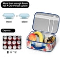 thumbnail image 5 of Strawberry Fruit Insulated Lunch Box Bag for School Reusable Insulated Lunch Bag for Women Men Meal Containers with Exterior & Interior Pockets Collection, 5 of 6
