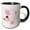 Black/White, variant on 3drose, Pink Polka Dot Tea Set, Cakes. It Is Tea Time Positive Text, 11oz Mug