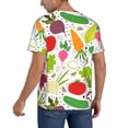 thumbnail image 2 of Fotbe Cartoon Vegetables Baseball Jersey Shirt for Men and Women, Casual Short Sleeves Button Down T-Shirt-XX-Large, 2 of 9