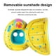 thumbnail image 3 of Asiento de cama flotante con dosel de protección solar Anillo flotante de PVC espesado El mejor regalo Likrtyny libre de BPA, 3 of 7