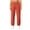 Orange, variant on Women's Jogger Sweatpants Elastic High Waist Side Button Pocket Cuffed Casual Daily Athletic Loungewear Trousers