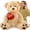 Light Brown, variant on MaoGoLan 35'' Red Footprints Teddy Bear Stuffed Animal Cute Gaint Plush Bear Toy