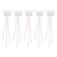 thumbnail image 1 of Shisuyan 5Pcs Lovely Fairy Wands Magic Wand Pink Ribbon Performance Birthday Party, 1 of 9