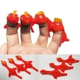 thumbnail image 5 of 5 Pcs Finger Slingshot Rubber Chicken Flying Chicken Flick Silly Chicken Novelty Party Activity Favor Fingers Stretchy Funny Christmas Birthday Goodie Bag Stuffers(Red), 5 of 5
