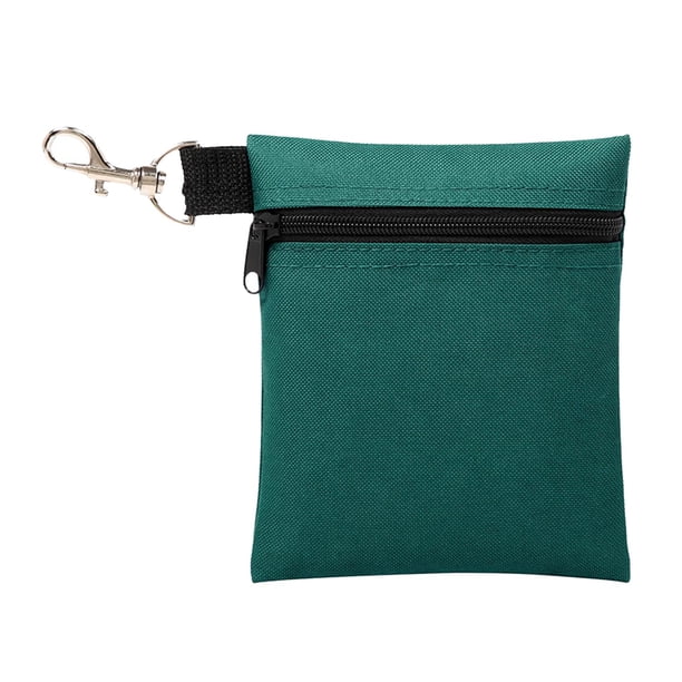 Bolsa de cintura para pelotas de golf, organizador de almacenamiento para palos de golf, bolsillo para tees de golf Verde