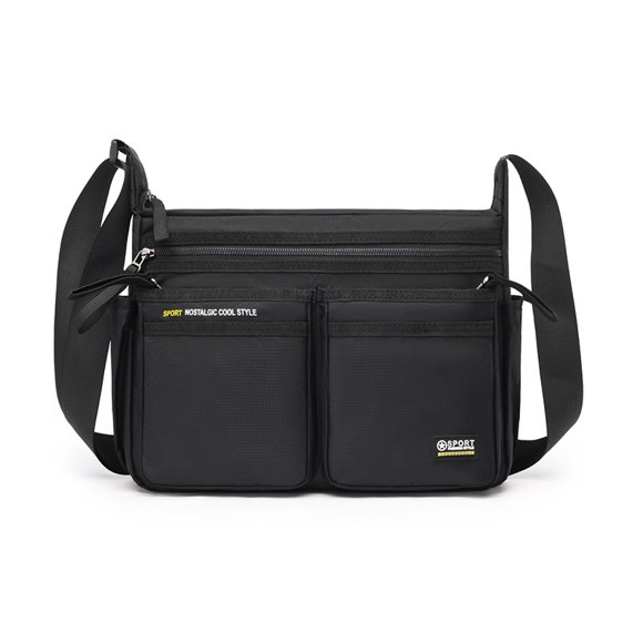 Bandolera de tela Oxford de gran capacidad para hombre