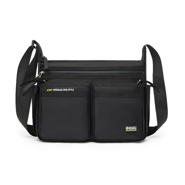 Bandolera de tela Oxford de gran capacidad para hombre