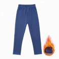 thumbnail image 4 of Gibobby Kids Baby Girls Leggings Footless Soft Skinny Thin Leggings Toddler Girls Solid Stretch Trousers(3-4 Years,Dark Blue), 4 of 7