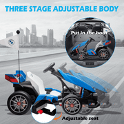 NEECHIPRO 24V Licensed BMW Electric Go Kart , 400W Powered Motor Racing with Drift Race Pedal,8mph,Blue