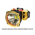 thumbnail image 3 of sweethay Luz de trabajo, faro recargable ajustable, faro de emergencia, Camping, pesca, linterna, reflector, Banco de energía Iluminación y accesorios Luz blanca sweethay HA074384-01, 3 of 6
