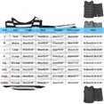 thumbnail image 4 of Plus Size Cotton Lounge Outfits Womens Striped Summer Pjs Sleepwear 2 Piece Soft Pajamas Shorts Sets (L, Dark Gray|Tanks), 4 of 5