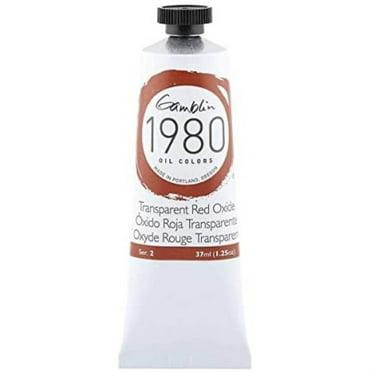 Gamblin Artists Colors Co. – 1980 Oil Color – Transparent Red Oxide, 37 ml
