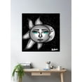 thumbnail image 2 of Sun And Moon Poster Wall Art, Modern Wall Decor For Living Room Bedroom, 24x24 UNFRAMED, 2 of 3