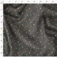 thumbnail image 4 of Soimoi Gray Rayon Fabric Leaves & Flowerpecker Bird Print Fabric by the Yard 58 Inch Wide, 4 of 5
