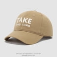 thumbnail image 5 of Ccpelsie Summer Hats for Boys Girls Adjustable Washed Vintage Embroidered Kids Baseball Caps(Khaki,3-8 Years), 5 of 5