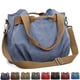 thumbnail image 1 of Bolso de lona informal para mujer, bolso de mano de gran capacidad, bolso de hombro de viaje, bolso multifuncional para mujer, bolso de lona para mujer, rojo, 33 cm x 35 cm x 20 cm, 1 of 7