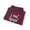 thumbnail image 4 of Banned Books Lover Writer Reader Bookworm Hoodie, Gifts, Hooded Sweatshirt, 4 of 4