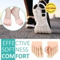 thumbnail image 3 of Metatarsal Pads. Toe Separators. Soft Gel Bunion Corrector Cushion. Toe Spacers. Breathable&Reusable. Idea for Mortons Neuroma. Diabetic Feet. Hammer Toe. Blisters. Rapid Pain, 3 of 5