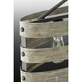 thumbnail image 2 of Progress Lighting Gulliver 4-Light Linear Chandelier, Graphite, Open Design, Galvanized with Antique White Accents, Wood Grained Texture, 2 of 17