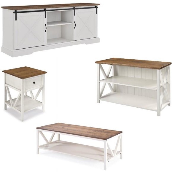 Tv Stand Coffee Table End Table Set