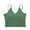 Green, variant on XBASW Seamless Camisole Tops for Womens Built in Bra Women's Spaghetti Strap Tank Tops S-XL