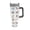 White, variant on Mega Cute Animals 40oz Car Ice Cup with Black Handle, Large Insulated Tumbler with Straw & Lid, Stainless Steel Travel Mug for Car Cup Holder, Cute Animal Pattern